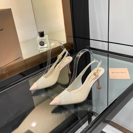 Gianvito Rossi Pointed Toe Stiletto Heel Dress Sandals