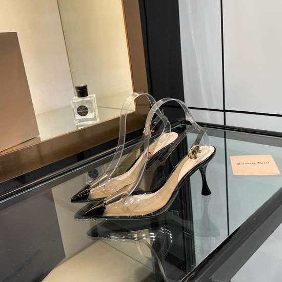 Gianvito Rossi Pointed Toe Stiletto Heel Dress Sandals