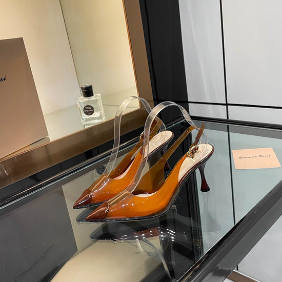 Gianvito Rossi Pointed Toe Stiletto Heel Dress Sandals