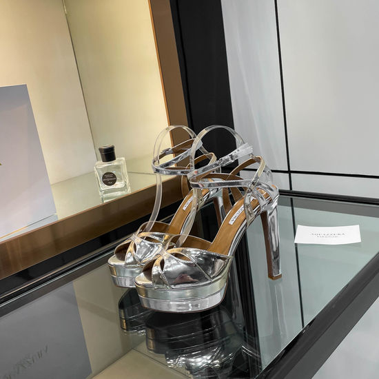 Aquazzura Patent Leather High Heel Platform Sandals