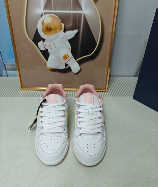 Christian Dior CD Premium Leather Casual Sneakers Classic Comfortable Daily Shoes