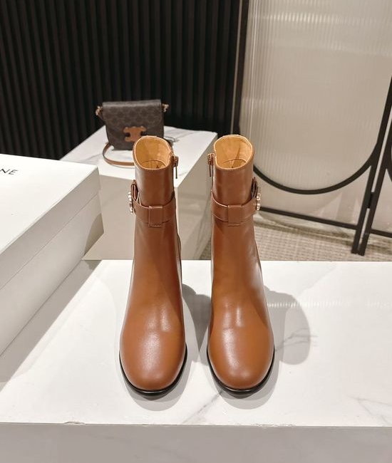 Celine Vintage Retro Knee High Boots With Non-slip Sole