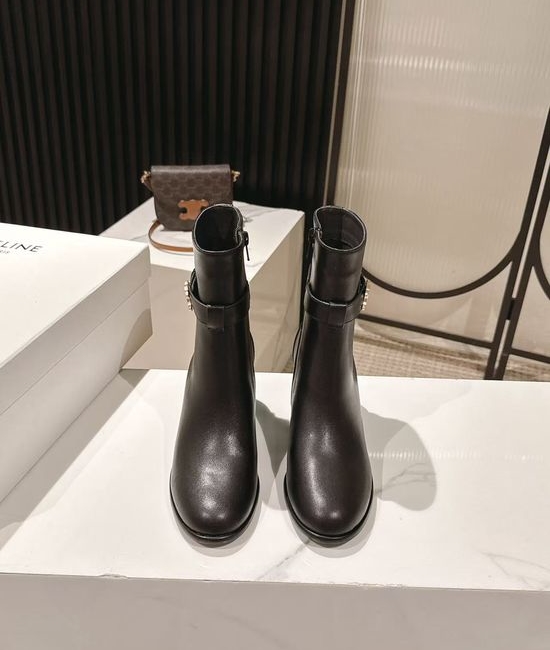Celine Vintage Retro Knee High Boots With Non-slip Sole