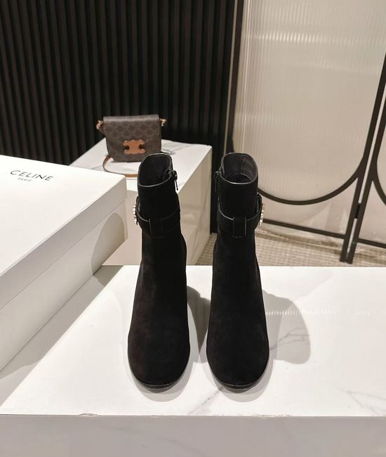 Celine Vintage Retro Knee High Boots With Non-slip Sole
