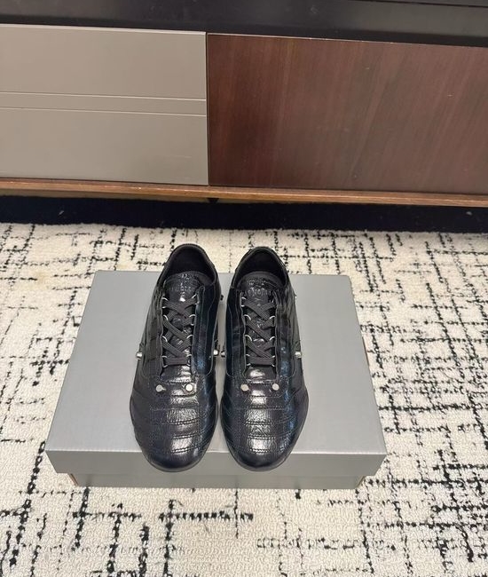 Balenciaga Vintage-Inspired Chunky Sneakers with Rivets Detail