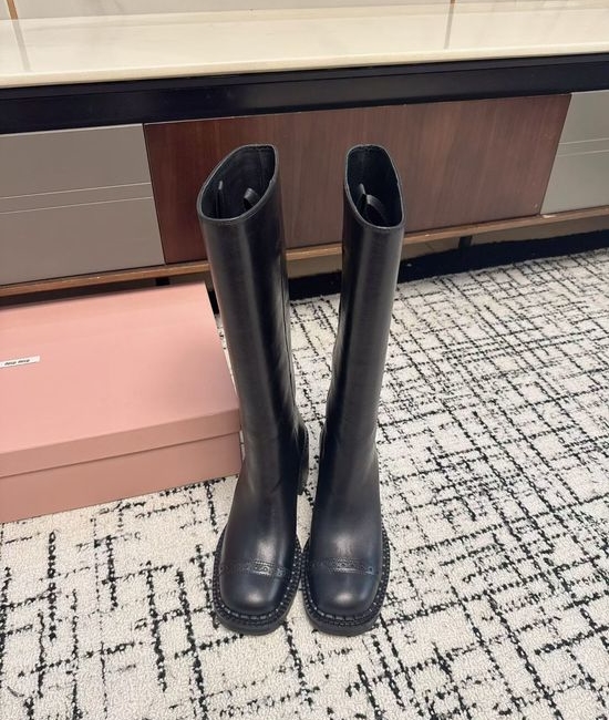 Miu Miu Exclusive Celebrity-Favorite Tall Boots with Soft Fit