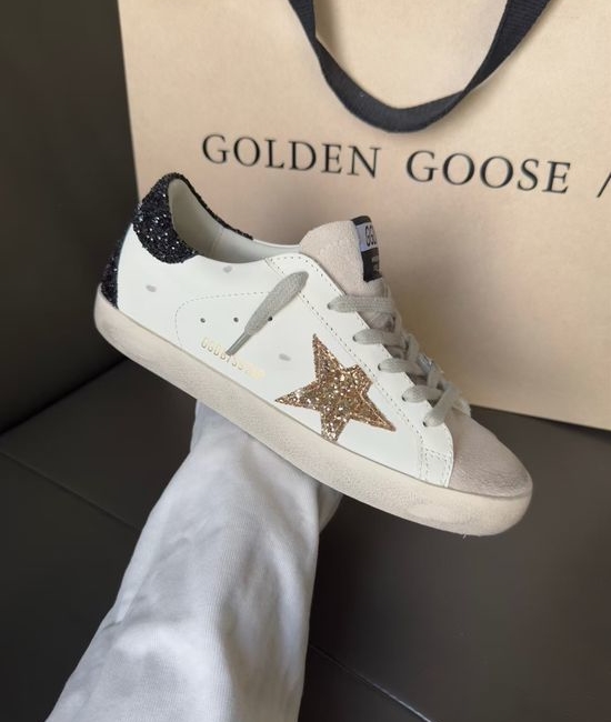 Golden Goose GGDB Premium Sequin Decor Vintage Distressed Comfortable Daily Sneakers