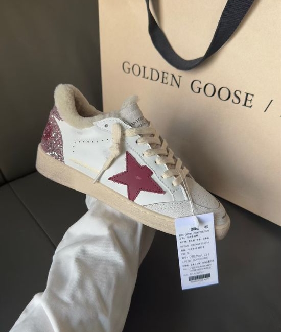 Golden Goose GGDB Custom High-Quality Wool-Lined Sneakers
