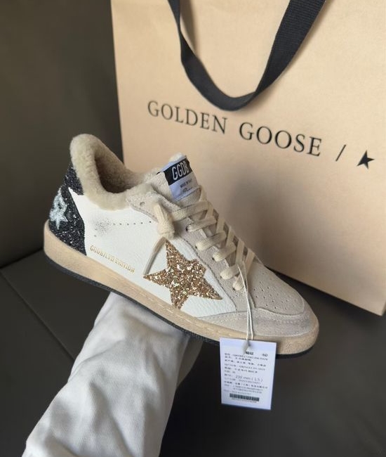 Golden Goose GGDB Comfortable Vintage Distressed Casual Sneakers With Thick Cushioned Insole