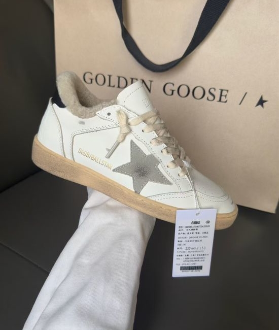 Golden Goose GGDB Custom-Made High-Quality Wool-Lined Sneakers