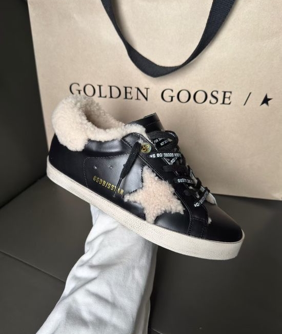 Golden Goose GGDB Premium Vintage Distressed Casual Shoes Wool Lining Comfortable