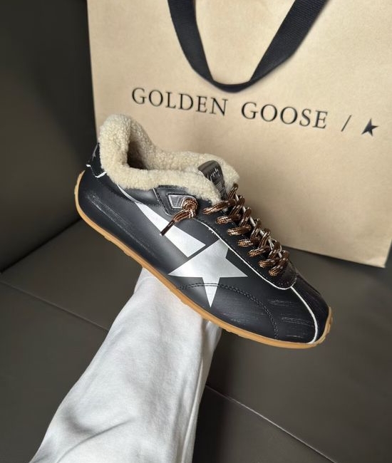 Golden Goose GGDB Premium Leather Lined Casual Distressed Sneakers With Non-slip Sole