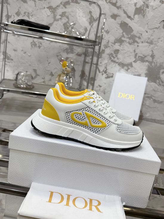 Christian Dior Mesh Upper Thick Sole Casual Comfort Sneakers