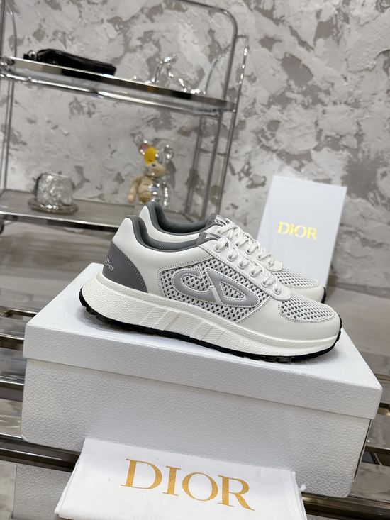 Christian Dior Mesh Upper Thick Sole Casual Comfort Sneakers