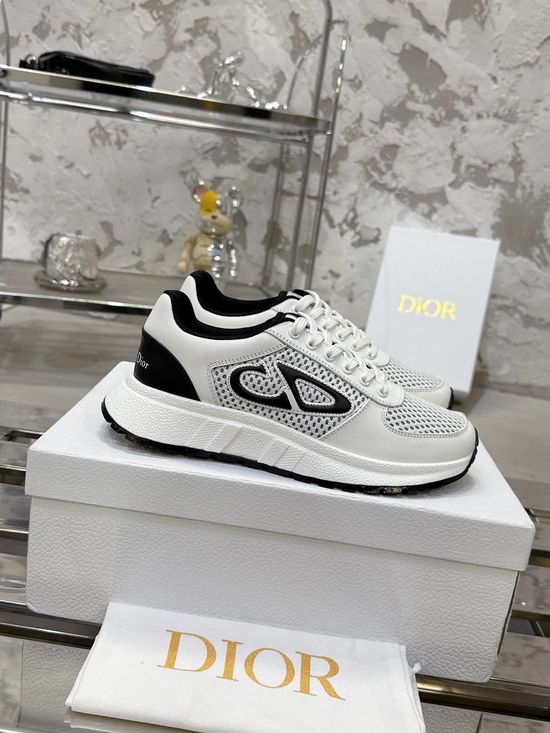 Christian Dior Mesh Upper Thick Sole Casual Comfort Sneakers