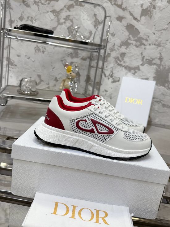 Christian Dior Mesh Upper Thick Sole Casual Comfort Sneakers