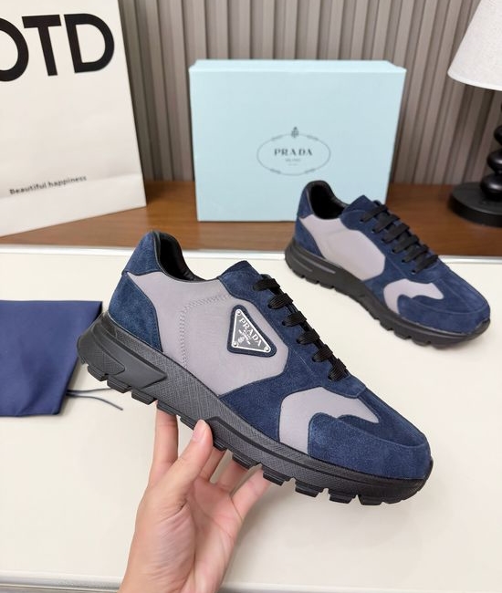 Prada Nylon Suede Non-slip Soft Comfortable Casual Shoes