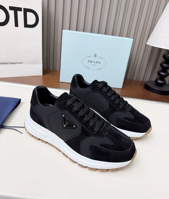 Prada Nylon Suede Non-slip Soft Comfortable Casual Shoes