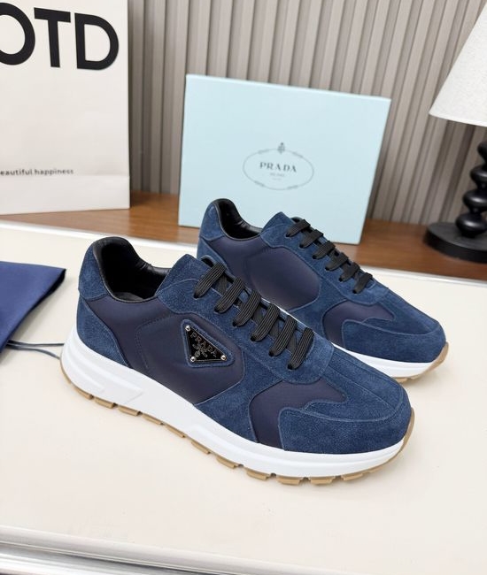 Prada Nylon Suede Non-slip Soft Comfortable Casual Shoes
