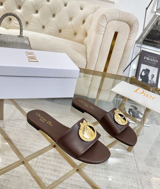 Christian Dior CD Calfskin Casual Shoes With Sheepskin Lining Rubber Sole