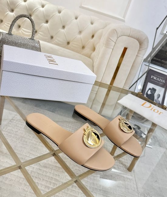 Christian Dior CD Calfskin Casual Shoes With Sheepskin Lining Rubber Sole