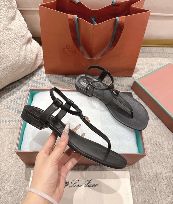 Loro Piana Premium Sheepskin Soft Sole Casual Slides