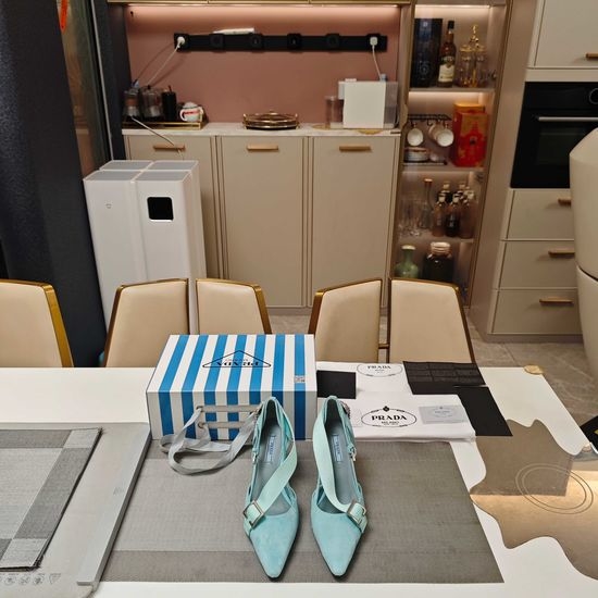 Prada Exclusive Design Shoes with Crystal Accents & Comfort