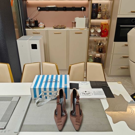 Prada Exclusive Design High-Quality Fabric Show Shoes