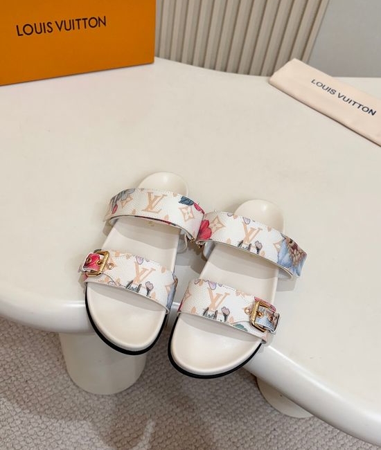 Louis Vuitton LV Lightweight Comfortable Flat Casual Slides