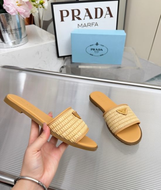 Prada Woven Fashion Casual Comfort Footwear