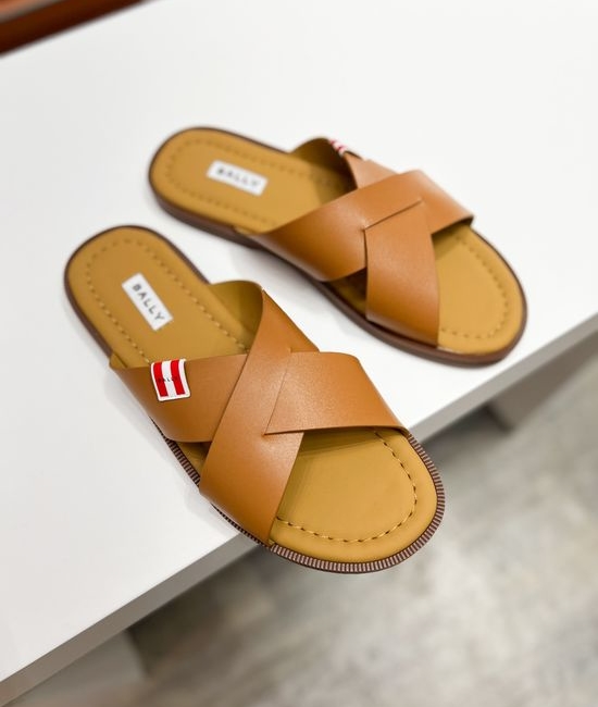 Burberry Premium Cowhide Slides with Soft Non-slip Outsole