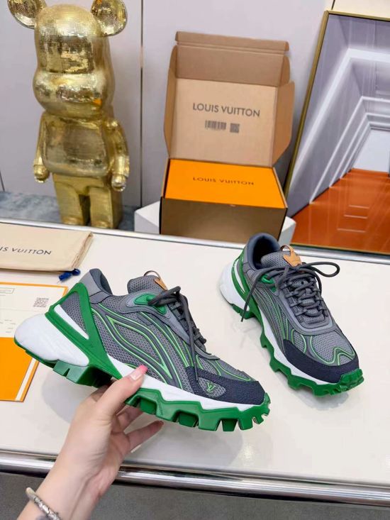 Louis Vuitton Spliced Upper Non-slip Comfortable Outdoor Casual Sneakers