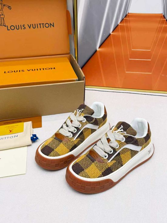 Louis Vuitton Premium Leather Non-slip Comfortable Casual Daily Shoes