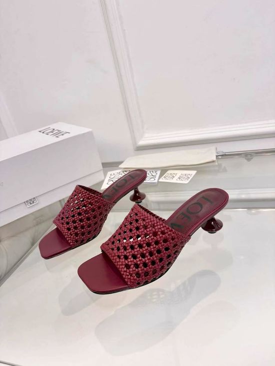 Loewe Premium Leather Soft Comfort Fashion Flat Shoes