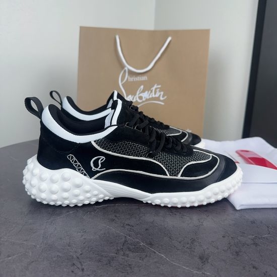 Christian Louboutine Premium Non-slip Sheepskin Suede Casual Breathable Sneakers