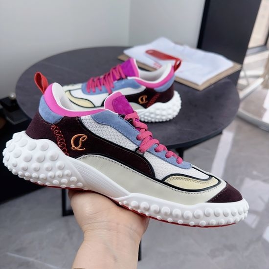 Christian Louboutine Premium Non-slip Sheepskin Suede Casual Breathable Sneakers