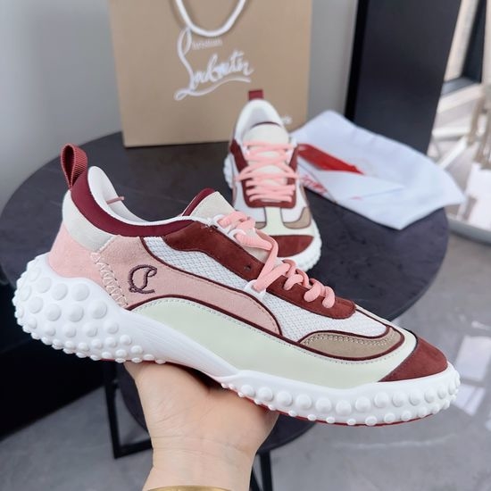 Christian Louboutine Premium Non-slip Sheepskin Suede Casual Breathable Sneakers