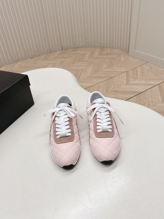 Chanel Quilted Suede Comfortable Casual Walking Shoes