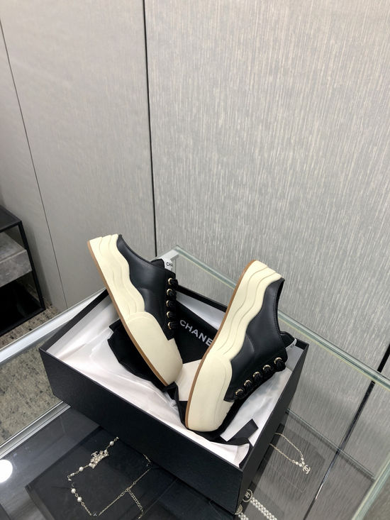Balenciaga Mixed Sheepskin Upper And Lining Classic Platform Sneakers