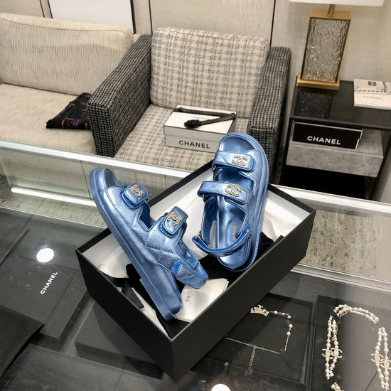 Hermes Grain Leather Hook And Loop Sandals