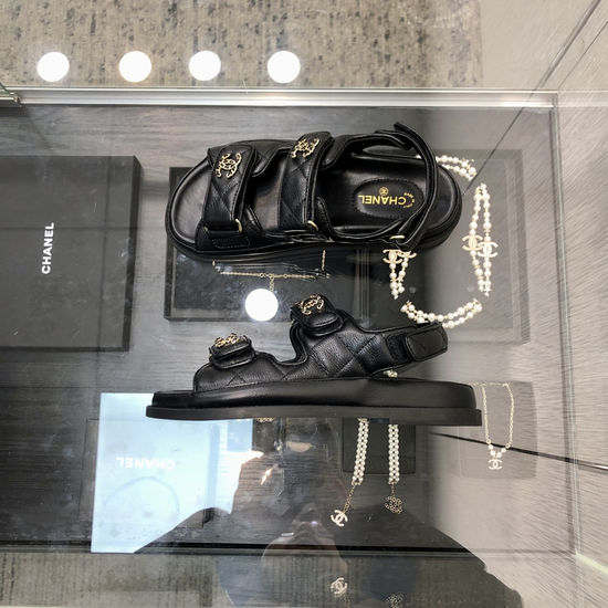 Hermes Grain Leather Hook And Loop Sandals