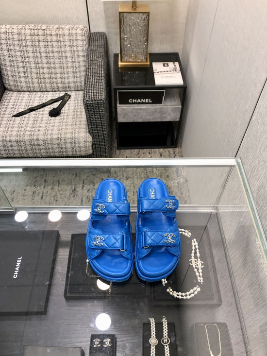 Hermes Sheepskin Upper Hook And Loop Sandals