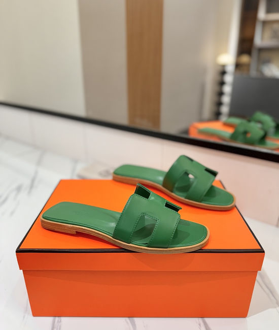 Hermes Smooth Cowhide Leather Welted Sole Comfortable Classic Shoes