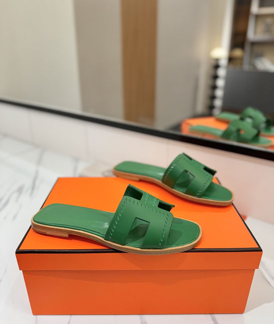 Hermes Printed Smooth Cowhide Leather Welted Sole Classic Shoes