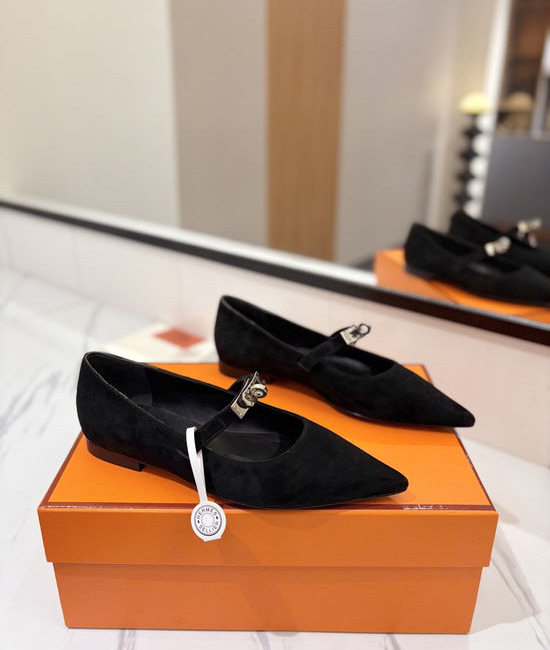 Hermes Premium Suede Leather Sole Comfortable Casual Shoes