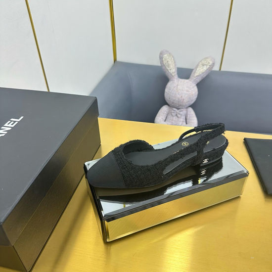 Chanel Classic Suede Leather Lined Soft Ballet Flat Shoes
