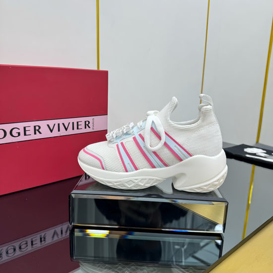Vivienne Westhood Elegant Two-Tone Mesh Sneakers with Removable Crystal Accents
