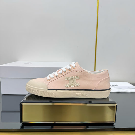 Celine Classic Canvas Shoes with Logo Emblem Non-slip Sole