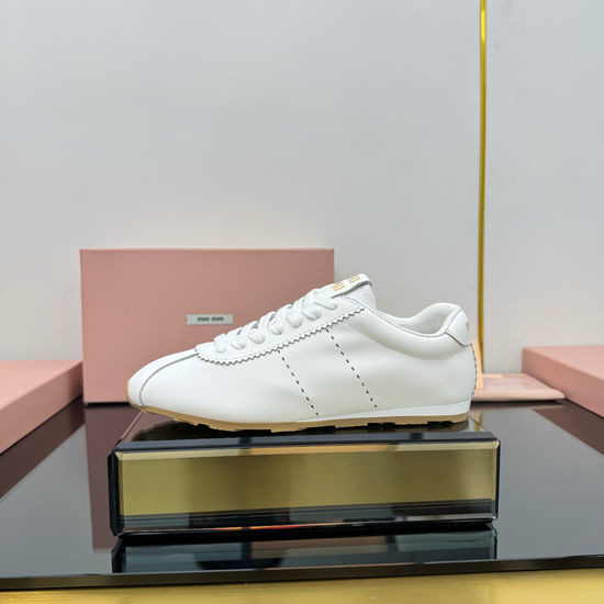 Miu Miu Thick Sole Canvas Casual Sneakers Wear-resistant Anti-slip