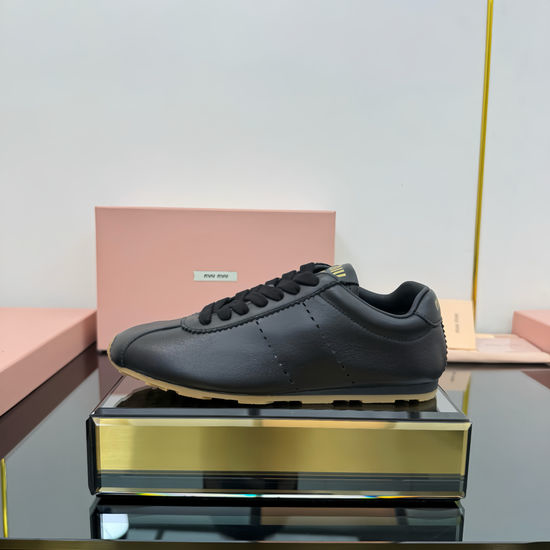 Miu Miu Thick Sole Canvas Casual Sneakers Wear-resistant Anti-slip